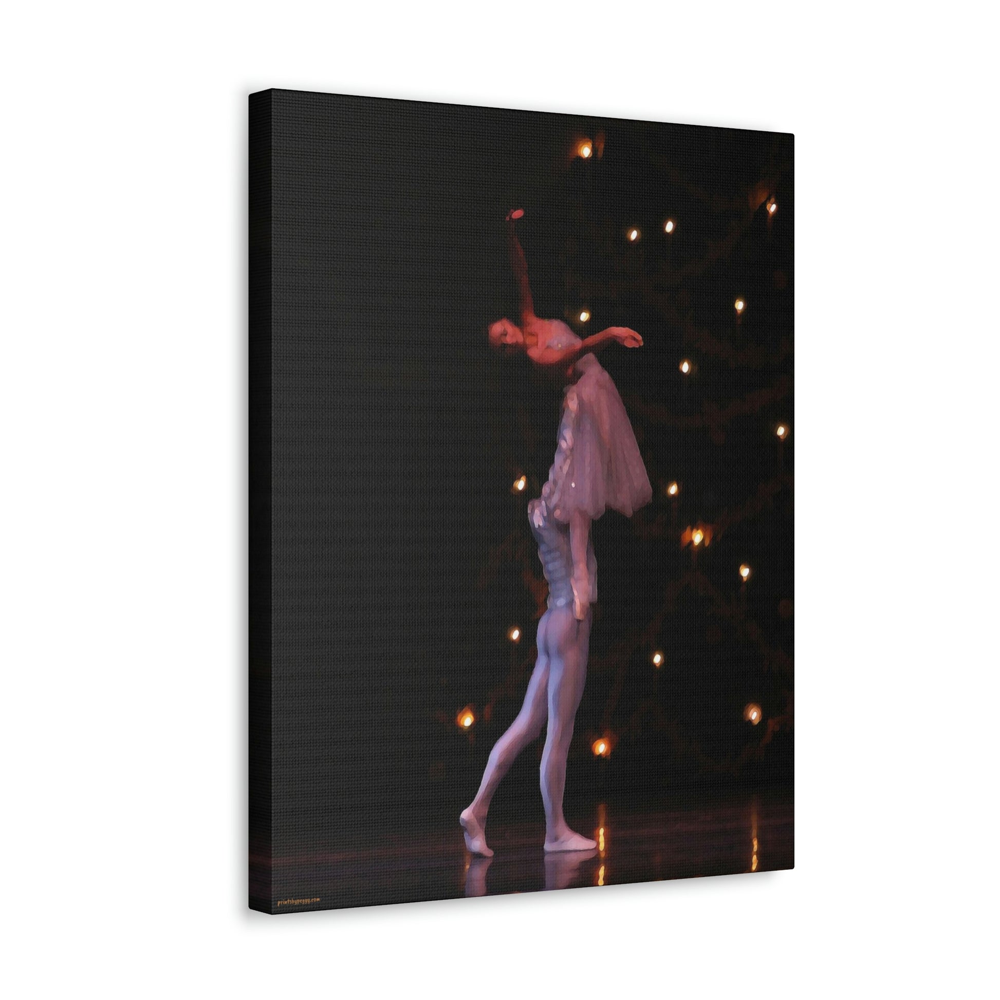 Nutcracker performance with a male dancer lifting a female dancer.