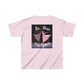 back view of pink tee shirt showing 2 ballerinas wearing pink with the text Me When I'm Grown