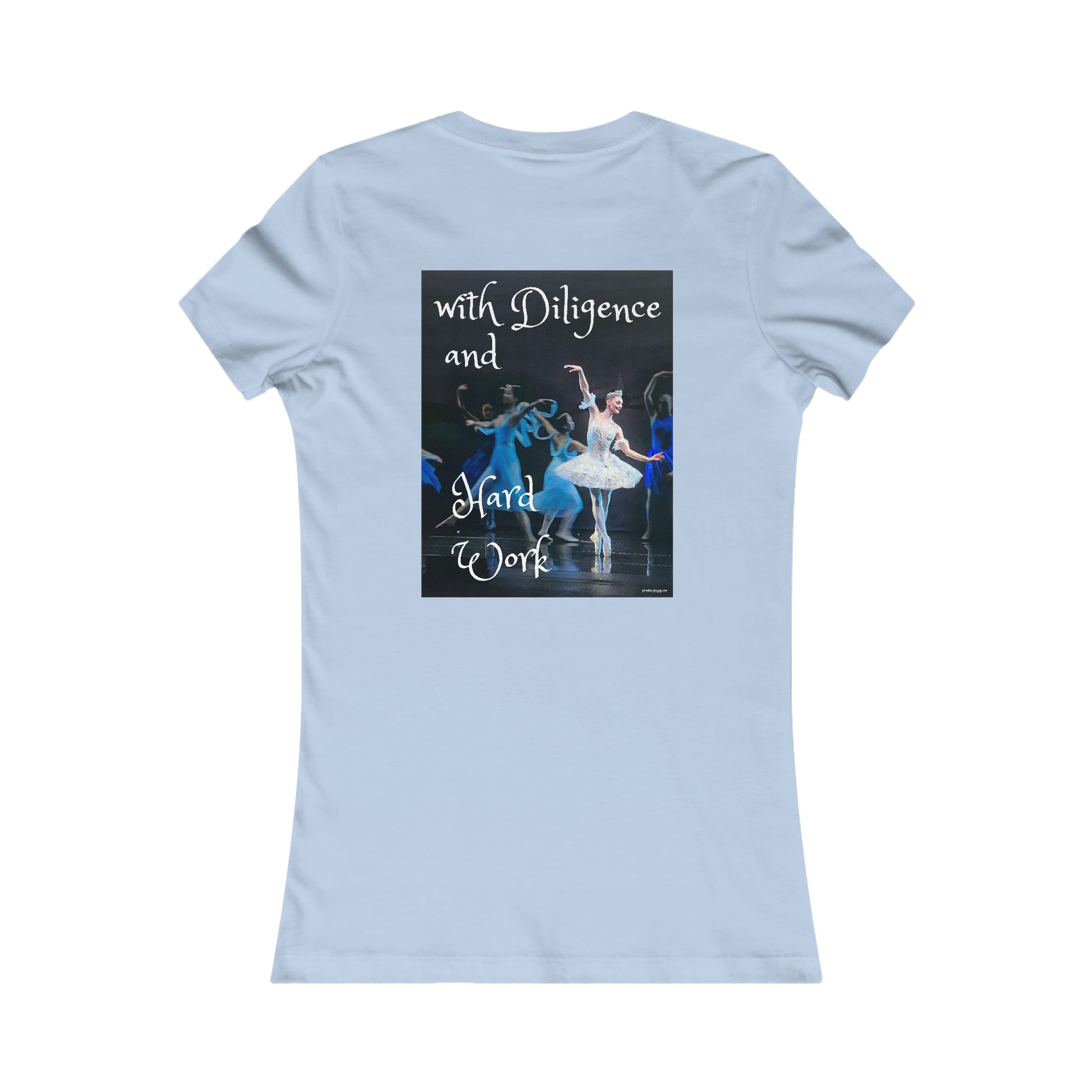 baby blue version of back side of tee shirt