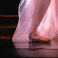 detail of the ballet shoe
