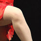 Detail section of dancer's leg