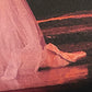 detail of the ballerinas shoe