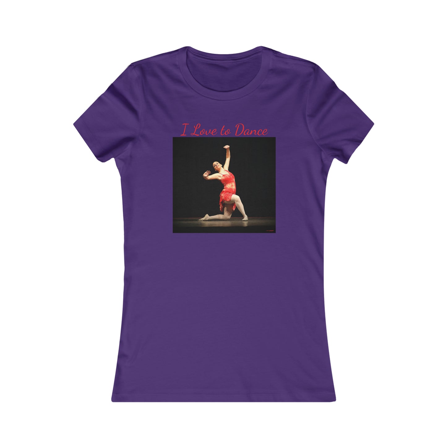 Women's Favorite Dance Tee 001